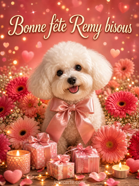 Carte bonne fĂȘte Remy