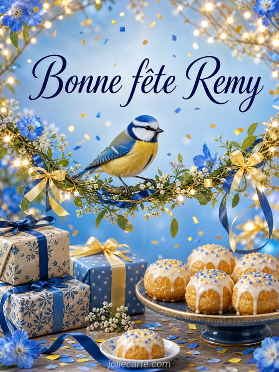 Carte bonne fĂȘte Remy