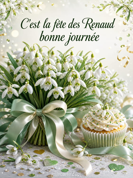 Carte bonne fête Renaud