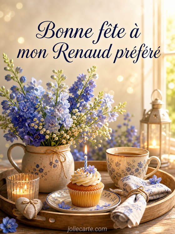 Carte bonne fête Renaud