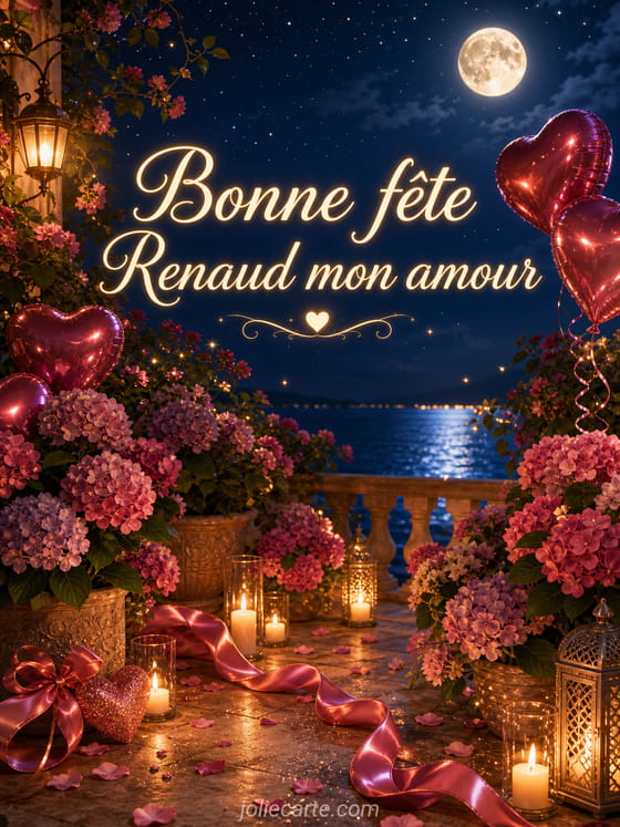 Carte bonne fête Renaud