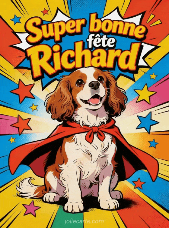 Bonne fête Richard - Richard gif bonne fete gratuit