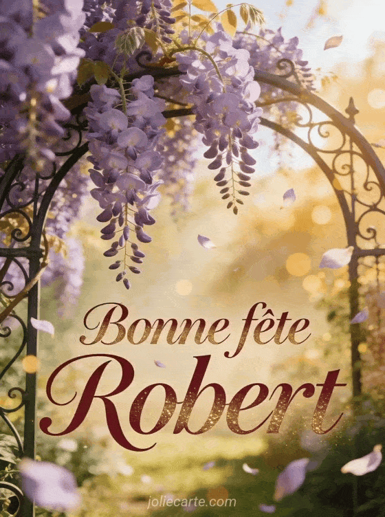 Bonne fête Robert - Bonne fete robert fleurs