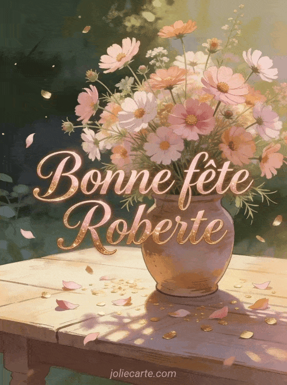 Bonne fête Roberte - Carte bonne fete roberte