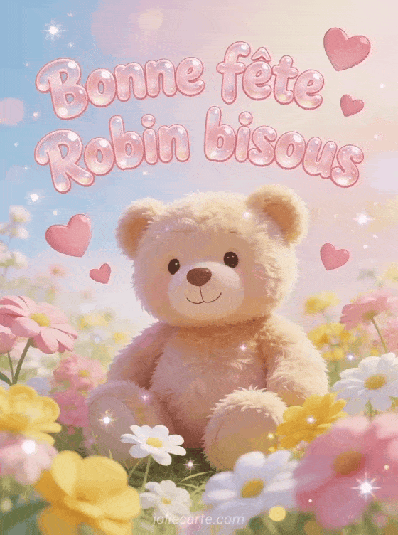 Bonne fête Robin - Robin bonne fete mon coeur