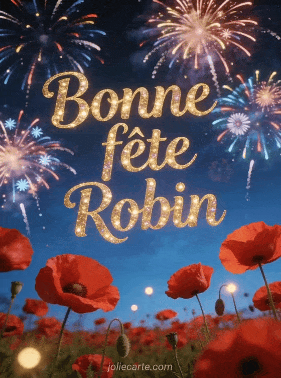 Bonne fête Robin - Robin bonne fete image
