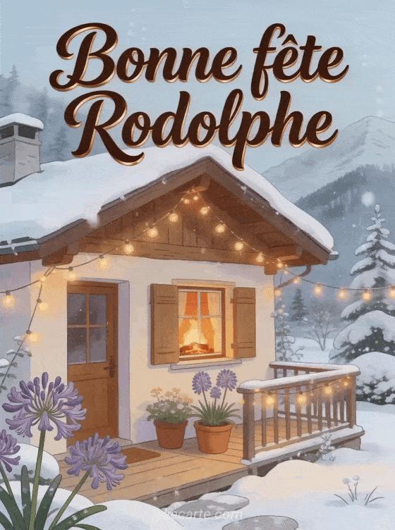 Bonne fête Rodolphe - Fetes rodolphe