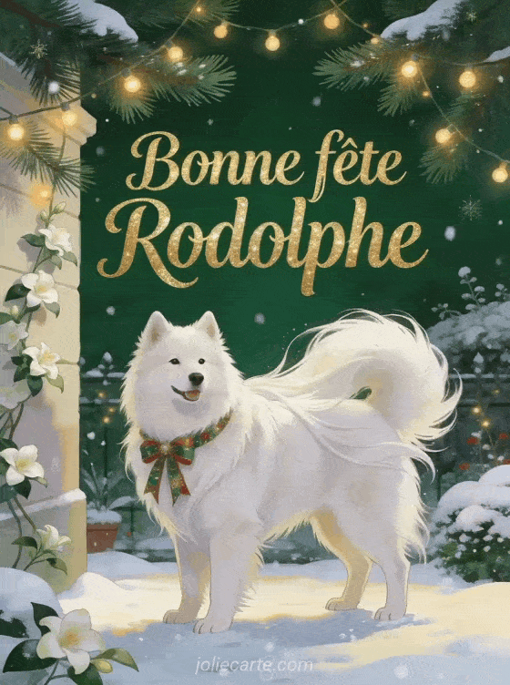 Bonne fête Rodolphe - Bonne fete rodolphe chien