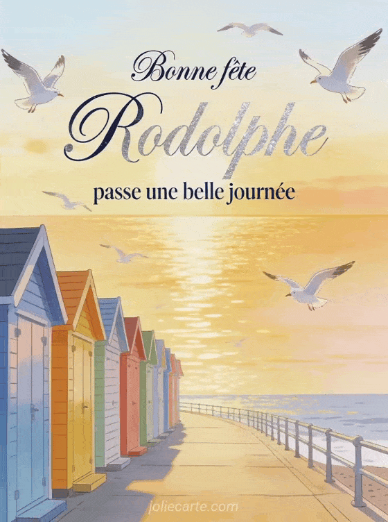 Bonne fête Rodolphe - Bonne fete rodolphe gif anime