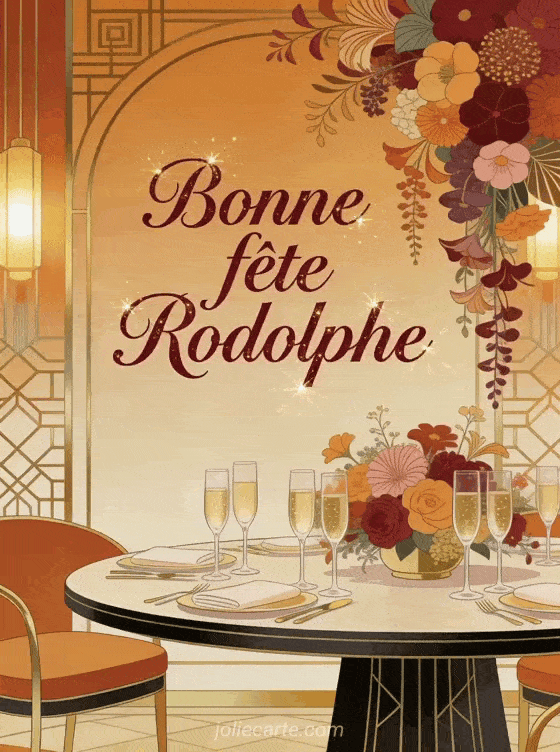 Bonne fête Rodolphe - Fete saint rodolphe