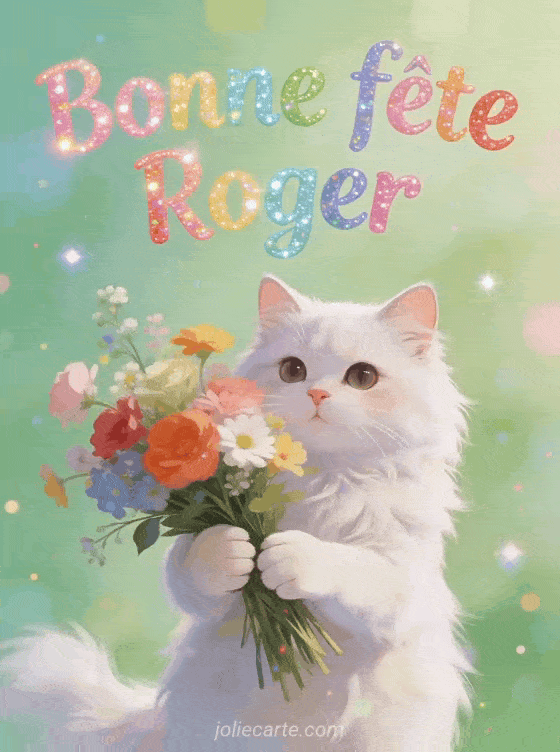 Bonne fête Roger - Roger gif bonne fete