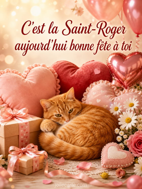Carte bonne fête Roger