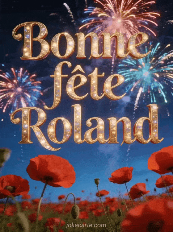 Bonne fête Roland - Roland bonne fete image
