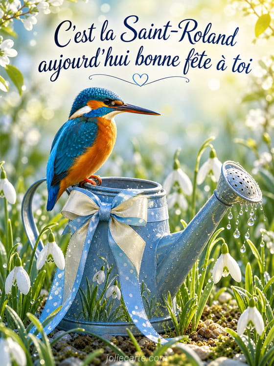 Carte bonne fête Roland
