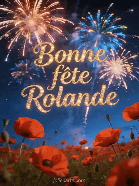 Bonne fête Rolande - Rolande bonne fete image