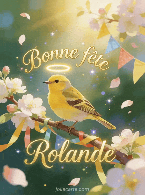 Bonne fête Rolande - Bonne fete rolande fille