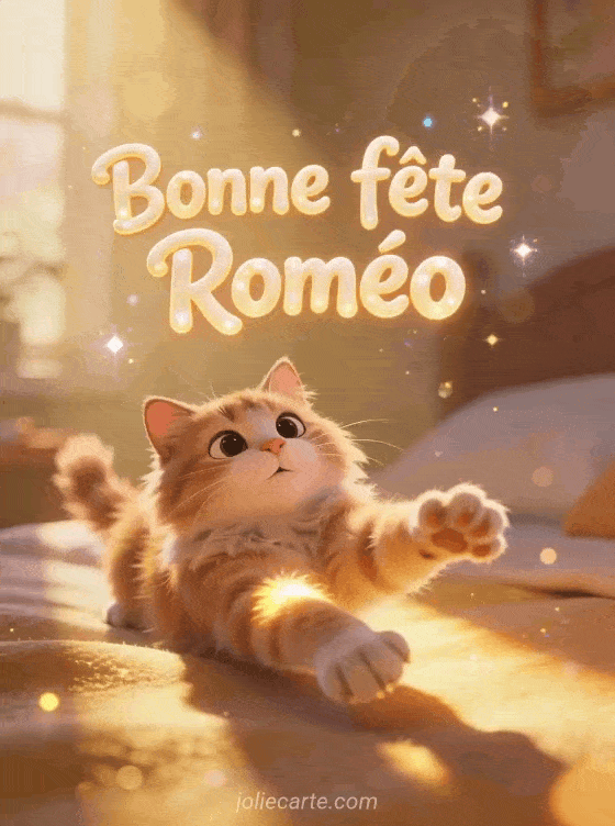 Bonne fête Romeo - Romeo gif bonne fete