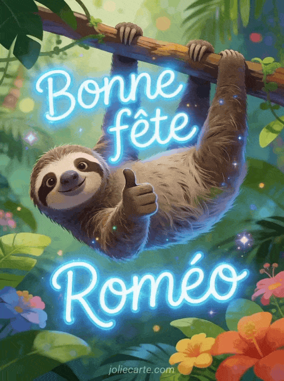 Bonne fête Romeo - Romeo gif bonne fete humour gratuit