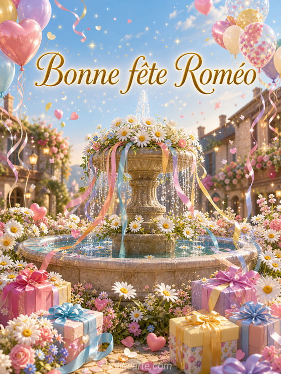 Carte bonne fête Roméo