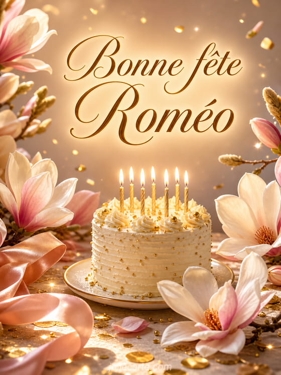 Carte bonne fête Roméo