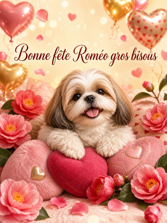 Carte bonne fête Roméo