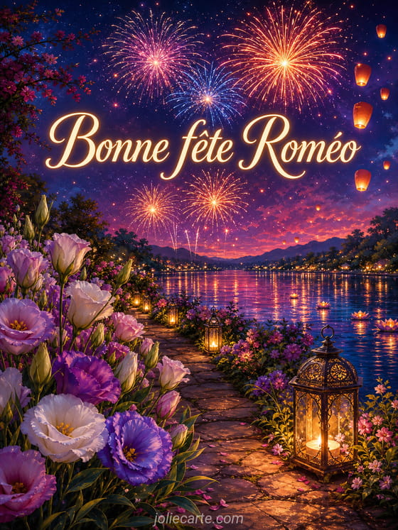 Carte bonne fête Roméo