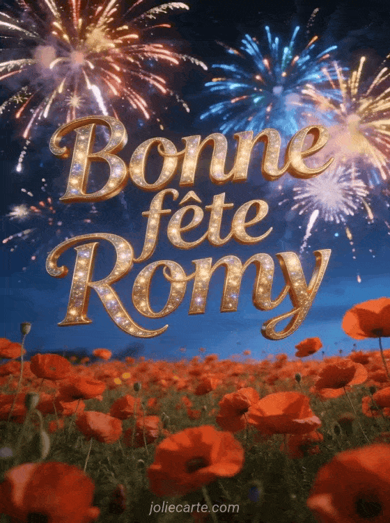 Bonne fête Romy - Bonne fete romy gratuit