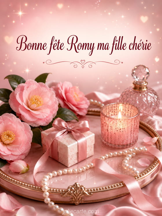 Carte bonne fête Romy