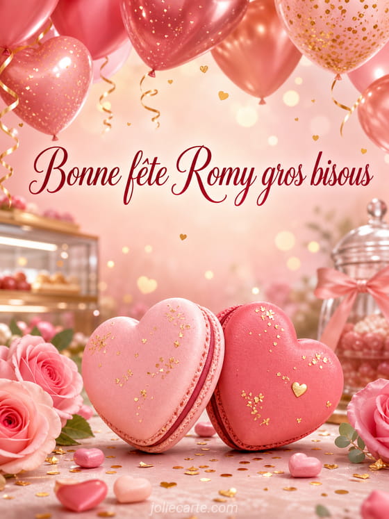 Carte bonne fête Romy