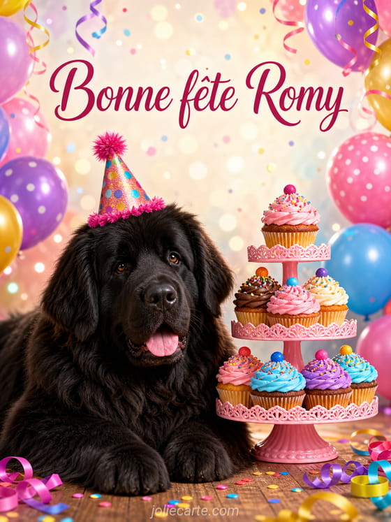 Carte bonne fête Romy