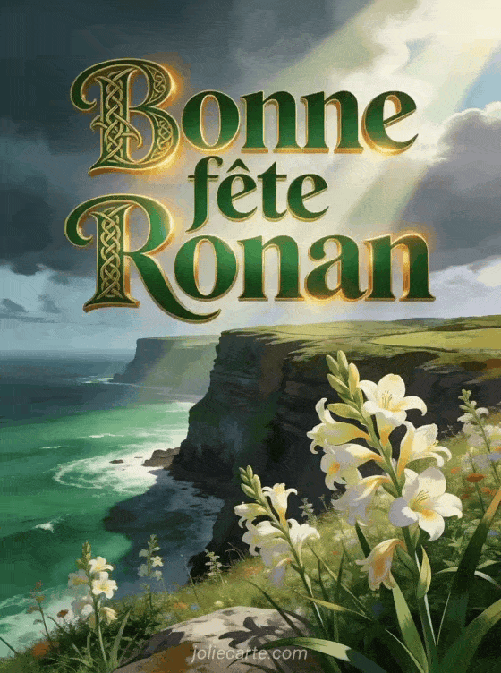 Bonne fête Ronan - Bonne fete de st ronan