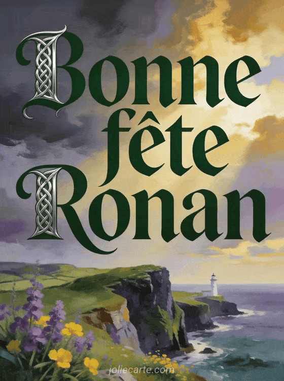 Bonne fête Ronan - Fete saint ronan