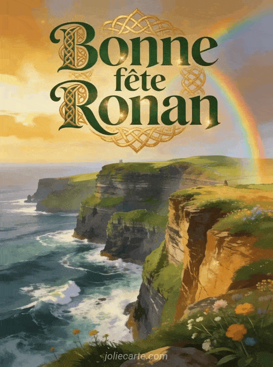 Bonne fête Ronan - Carte bonne fete ronan gratuite
