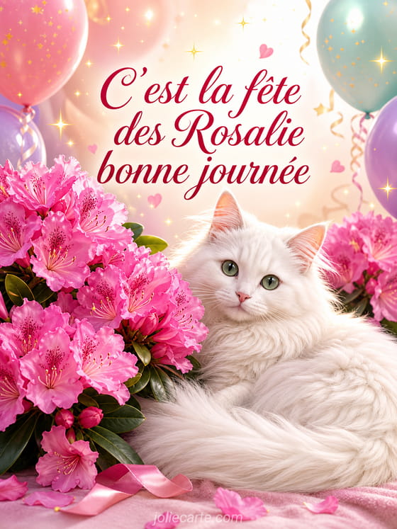 Carte bonne fête Rosalie