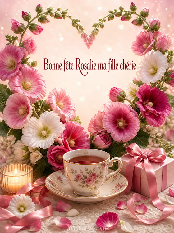 Carte bonne fête Rosalie