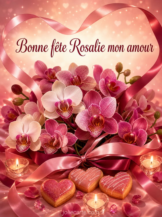 Carte bonne fête Rosalie