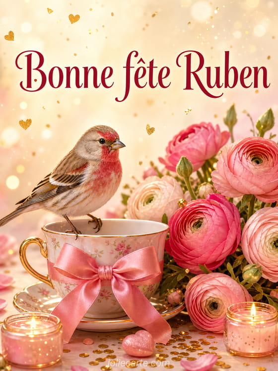 Carte bonne fĂȘte Ruben