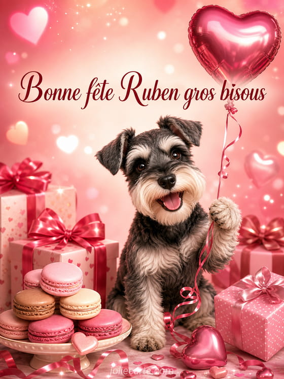 Carte bonne fĂȘte Ruben