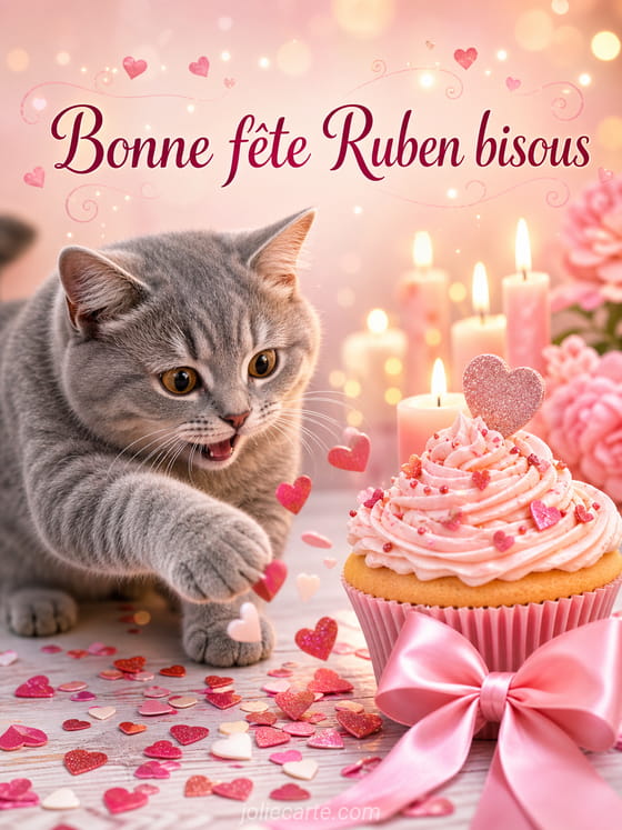 Carte bonne fĂȘte Ruben