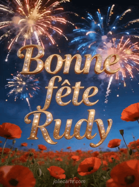 Bonne fête Rudy - Bonne fete rudy gratuit