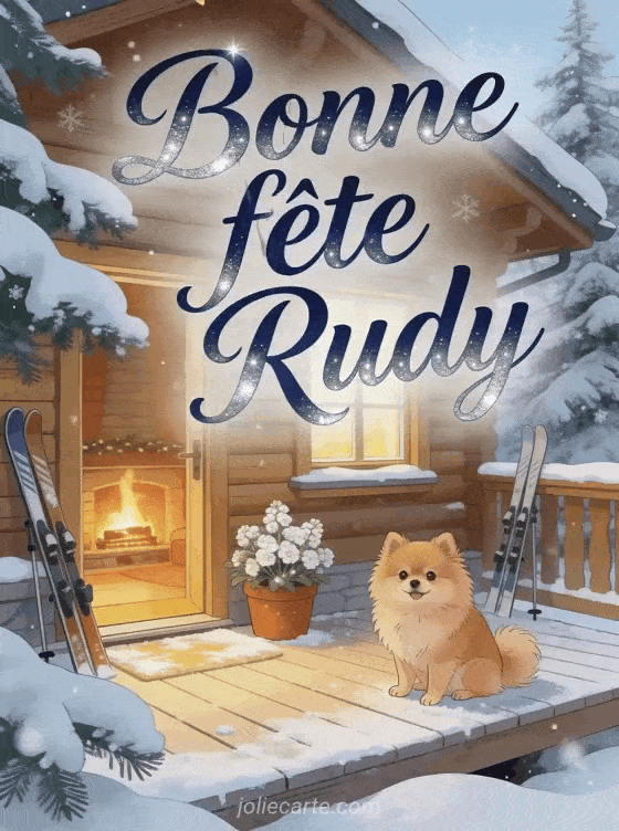 Bonne fête Rudy - Bonne fete rudy homme