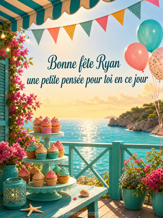 Carte bonne fĂȘte Ryan