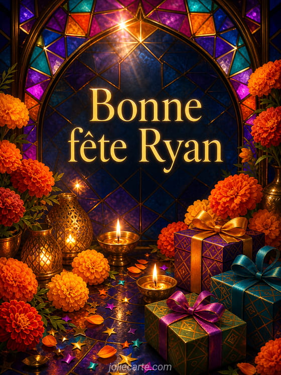 Carte bonne fĂȘte Ryan