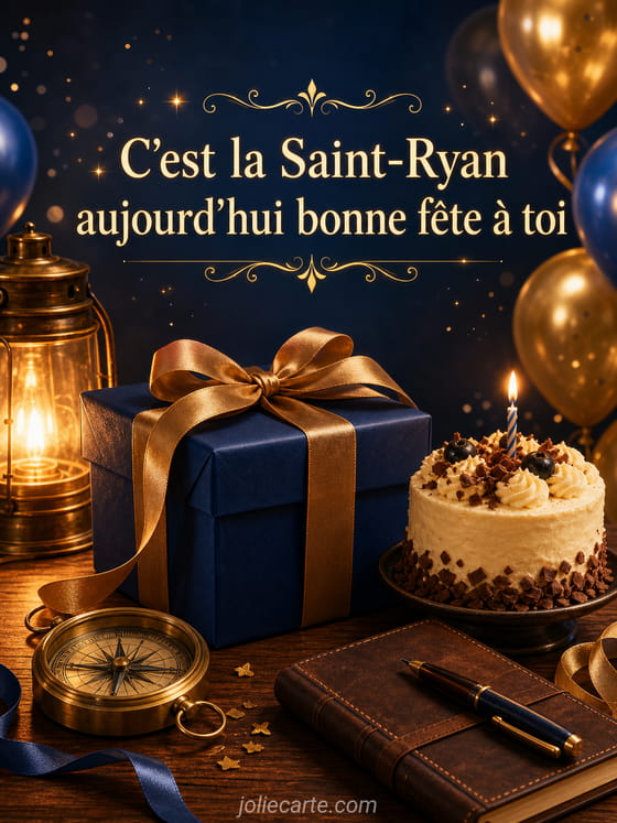 Carte bonne fĂȘte Ryan