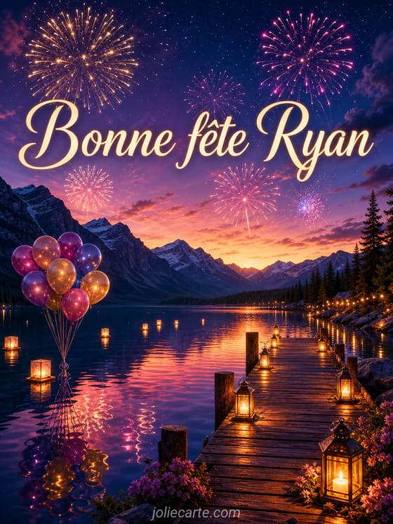 Carte bonne fĂȘte Ryan