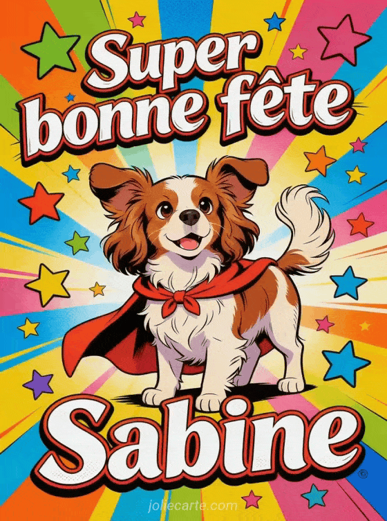 Bonne fête Sabine - Sabine gif bonne fete gratuit