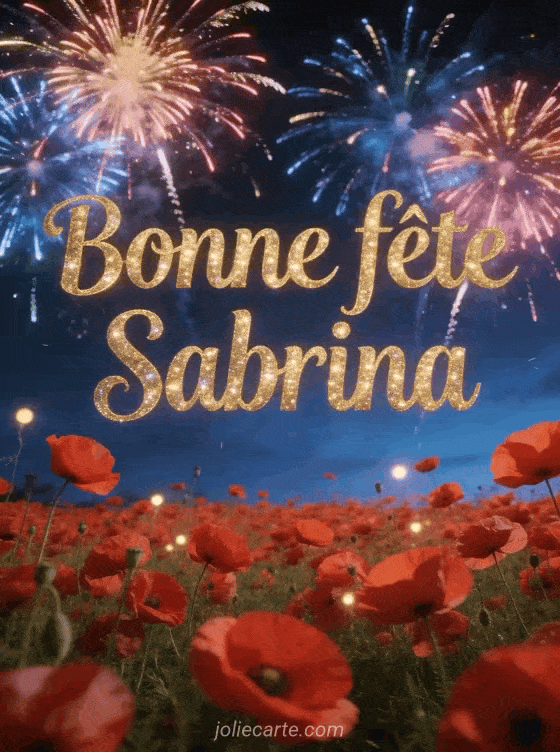 Bonne fête Sabrina - Sabrina bonne fete image