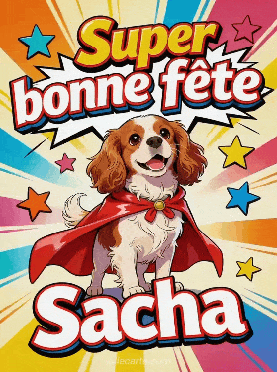 Bonne fête Sacha - Bonne fete sacha drole