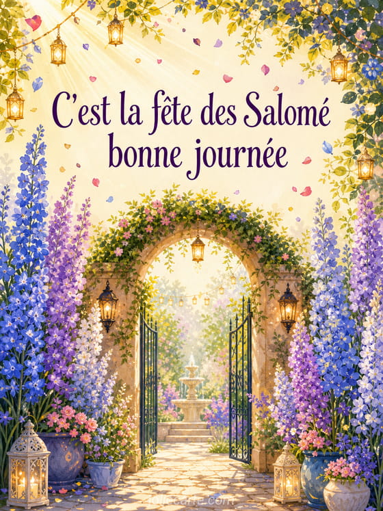 Carte bonne fĂȘte SalomĂ©