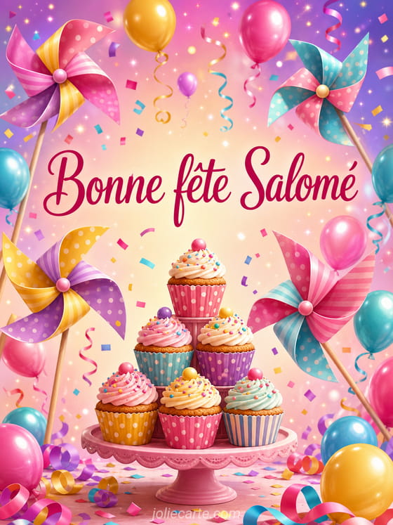 Carte bonne fĂȘte SalomĂ©